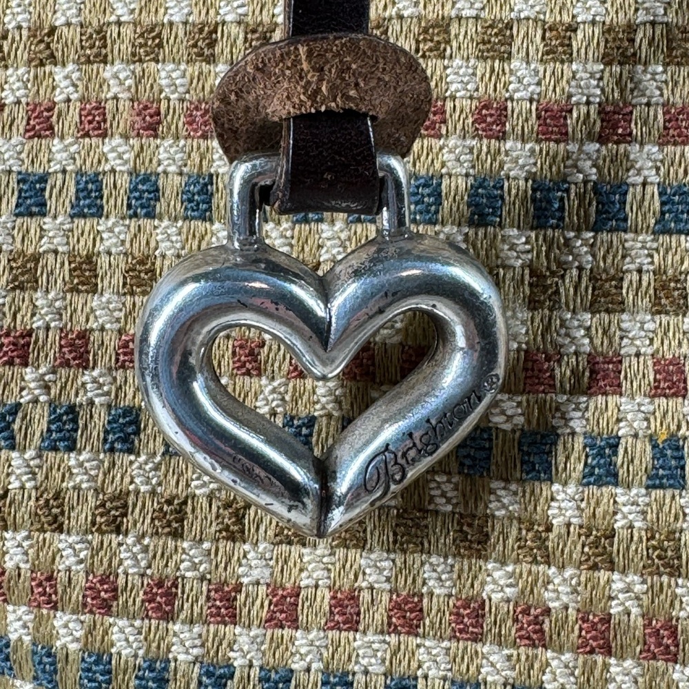Brighton Vintage Tweed and Leather Satchel - Picture 3 of 13